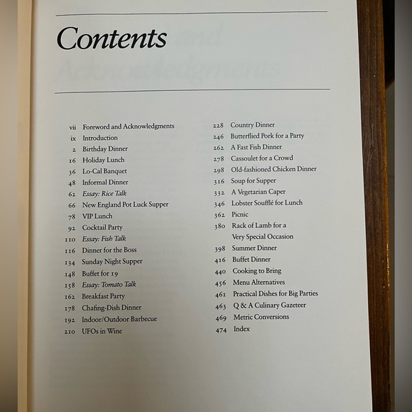 Julia Child Menu Cookbook - Picture 4 of 6